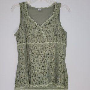 Merona - M - Green Top